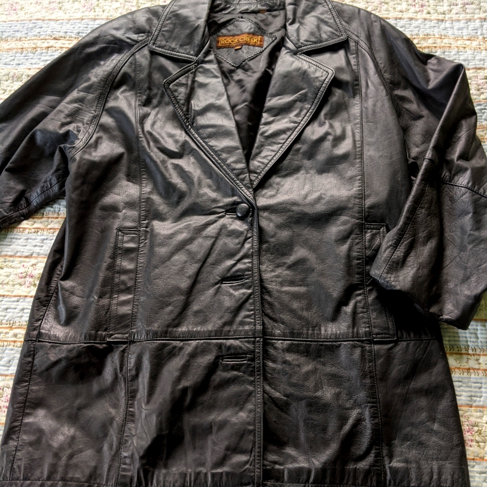 Rock Creek Black Leather Jacket